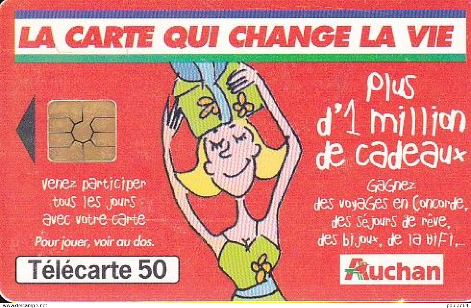 F1014  09/1999 - AUCHAN ROUGE - 50 GEM2 - 1999