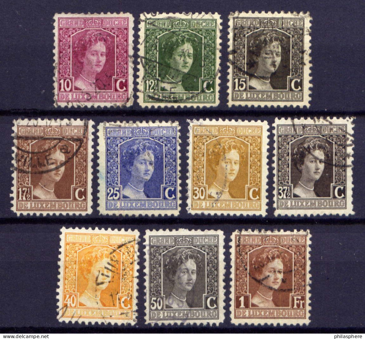 Luxemburg Ex.Nr.92/14        O  Used       (694) - 1914-24 Maria-Adelaide