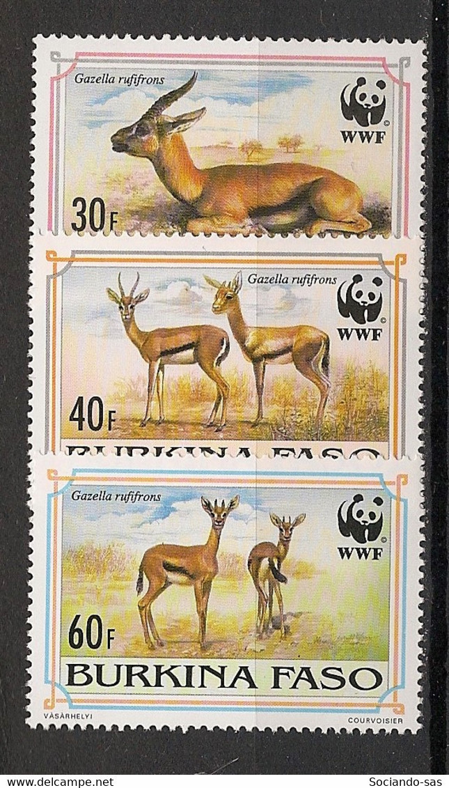 BURKINA FASO - 1993 - N°YT. 882 à 884 - Antilopes / WWF - Neuf Luxe ** / MNH / Postfrisch - Burkina Faso (1984-...)