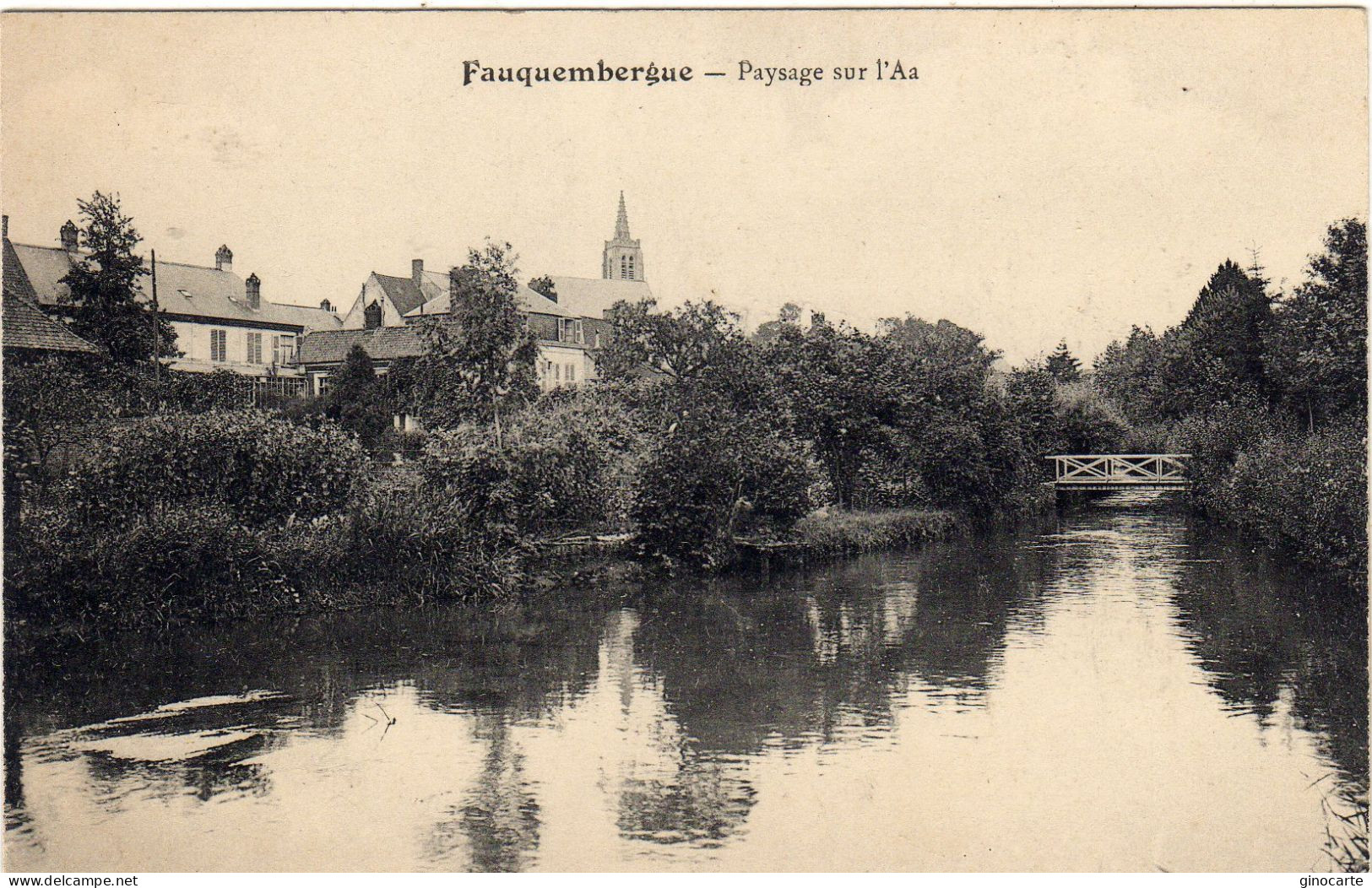 Fauquembergue Fauquembergues Paysage Sur L'aa - Fauquembergues