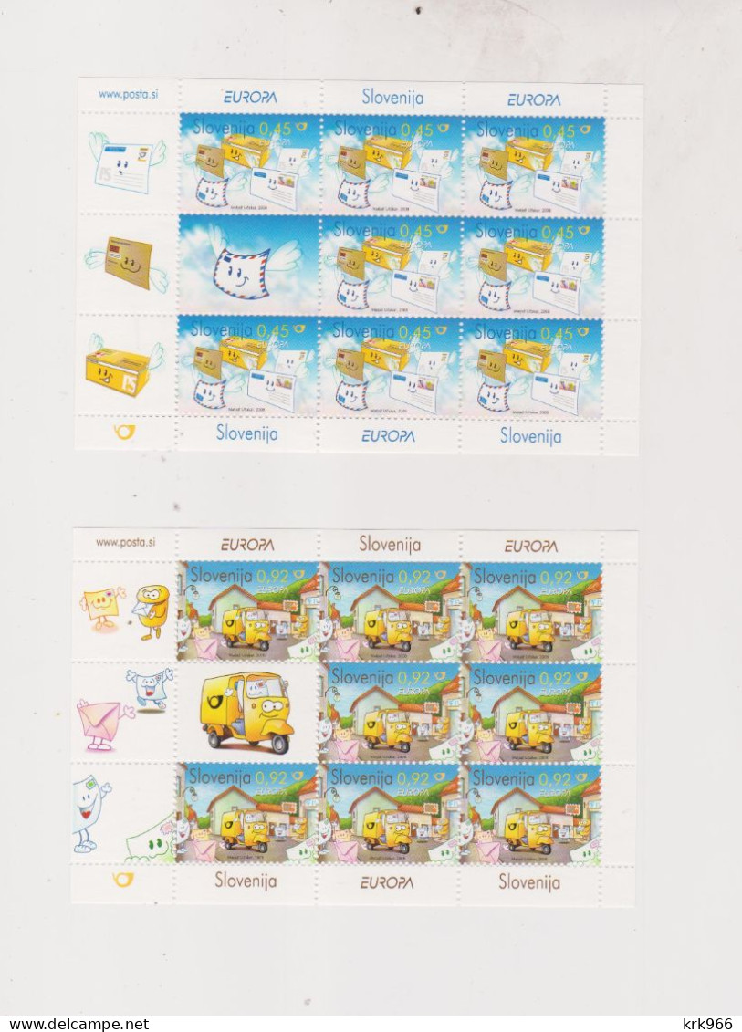 SLOVENIA 2008 EUROPA CEPT  Sheet Set MNH - Slowenien