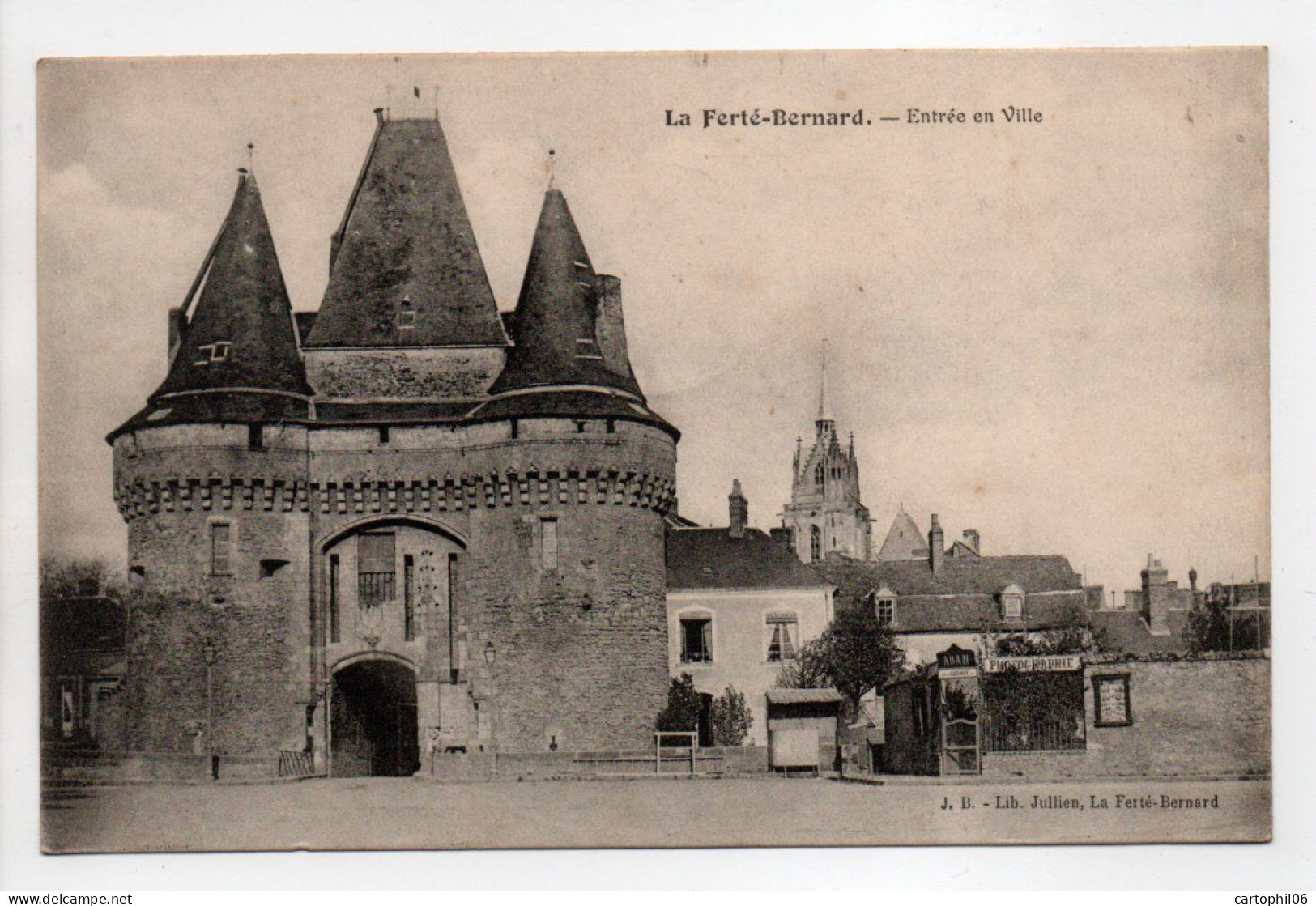 - CPA LA FERTÉ-BERNARD (72) - Entrée En Ville 1905 - Edition Lib. Jullien - - La Ferte Bernard
