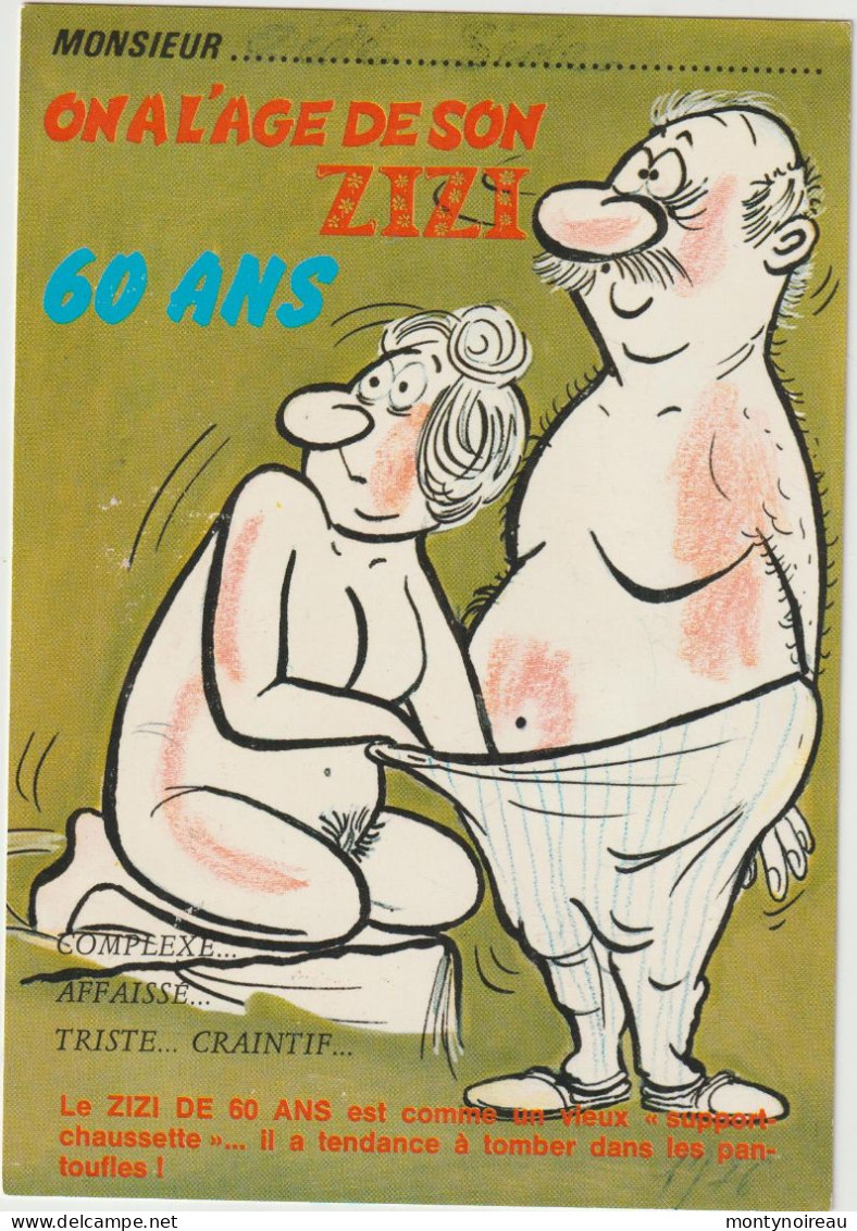 Humour - R : humour : 60 ans , le zizi !