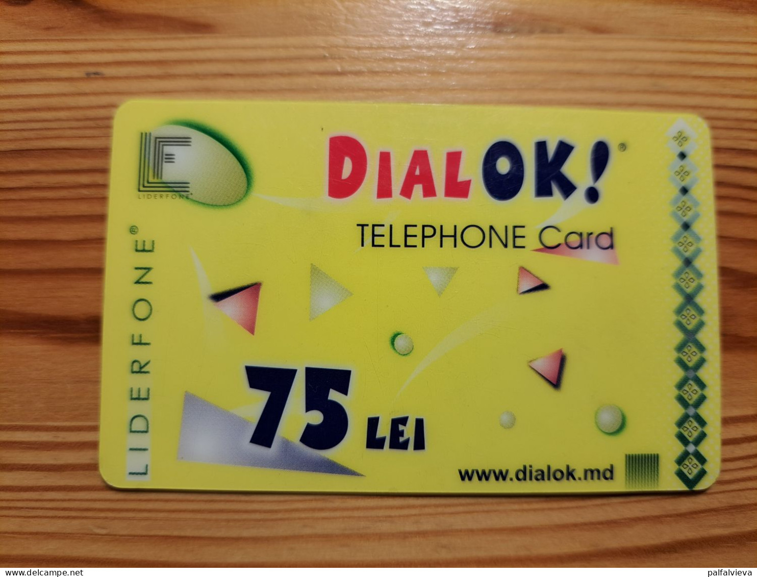 Prepaid Phonecard Moldova, Liderfone, DialOK - Moldavia