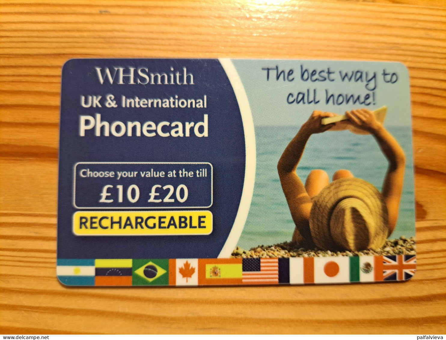 Prepaid Phonecard United Kingdom, WH Smith - Emissions Entreprises