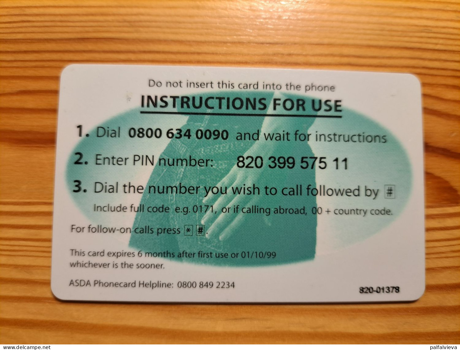 Prepaid Phonecard United Kingdom, Asda Price - [ 8] Firmeneigene Ausgaben