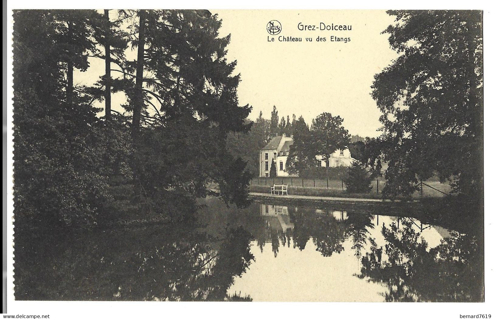 Belgique  -  Grez Doiceau  - Le  Chateau Vu Des Etangs - Grez-Doiceau