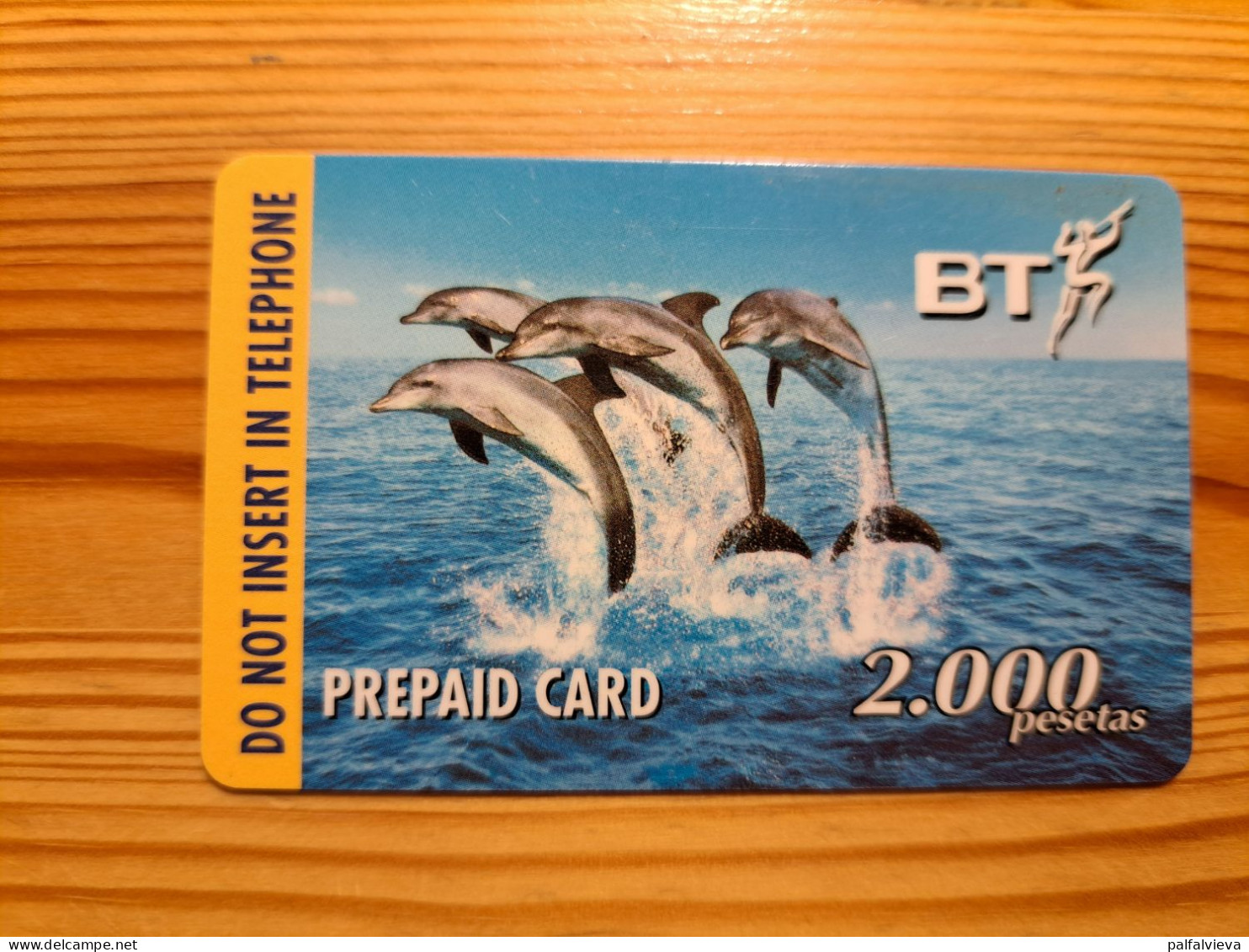 Prepaid Phonecard United Kingdom, BT - Dolphin - BT Kaarten Voor Hele Wereld (Vooraf Betaald)