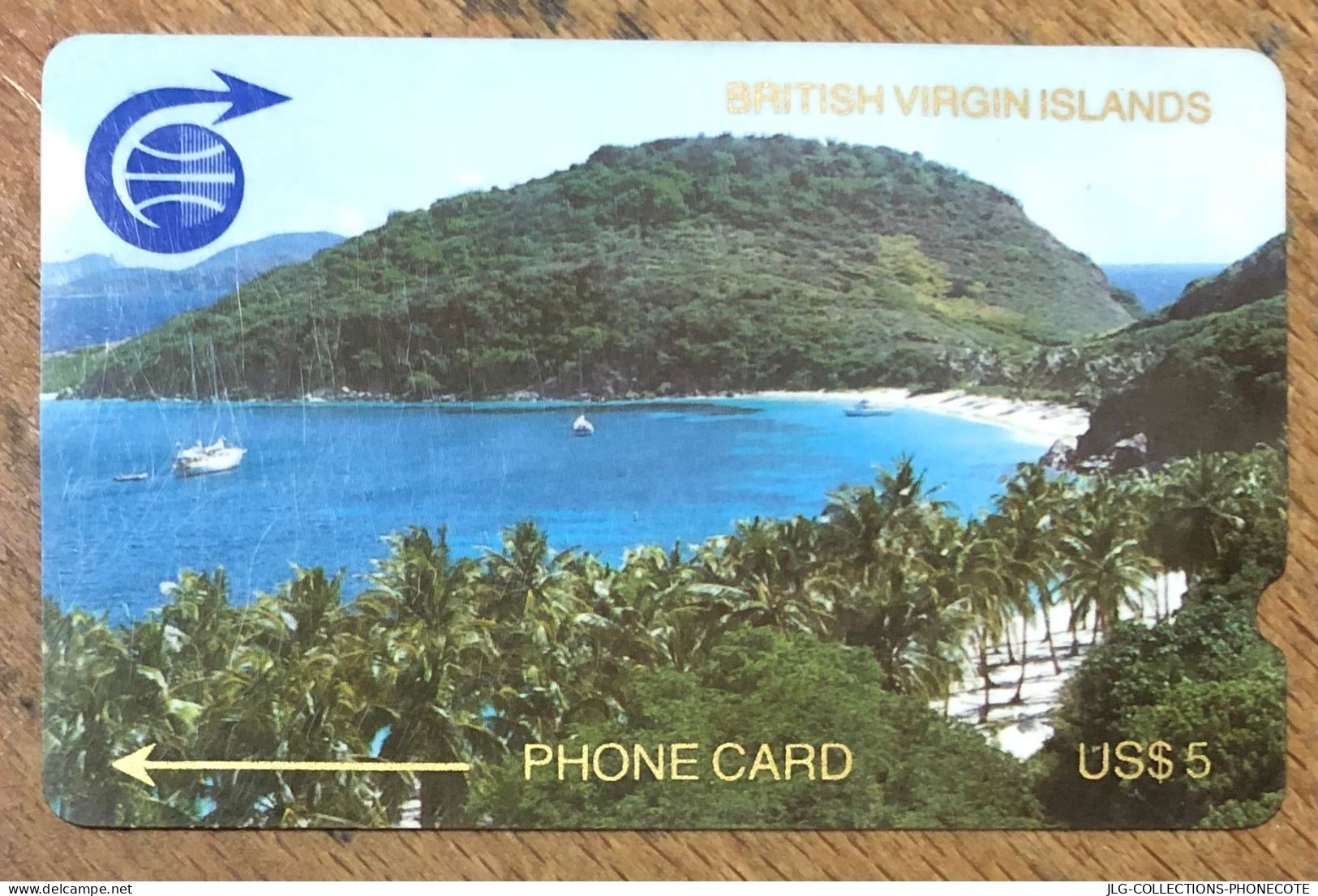 BRITISH VIRGIN ISLANDS HOMME US$ 5 CARIBBEAN CABLE & WIRELESS SCHEDA TELECARTE TELEFONKARTE PHONECARD - Vierges (îles)