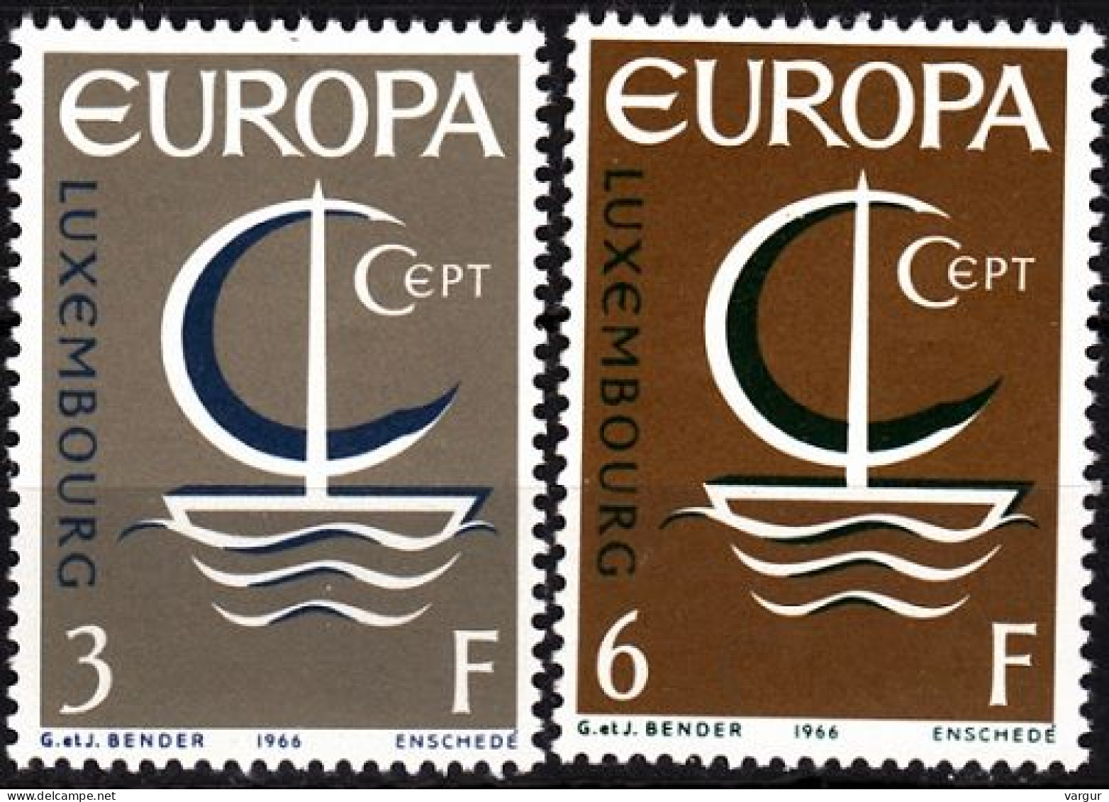 LUXEMBOURG / LUXEMBURG 1966 EUROPA. Complete Set, MNH - 1966