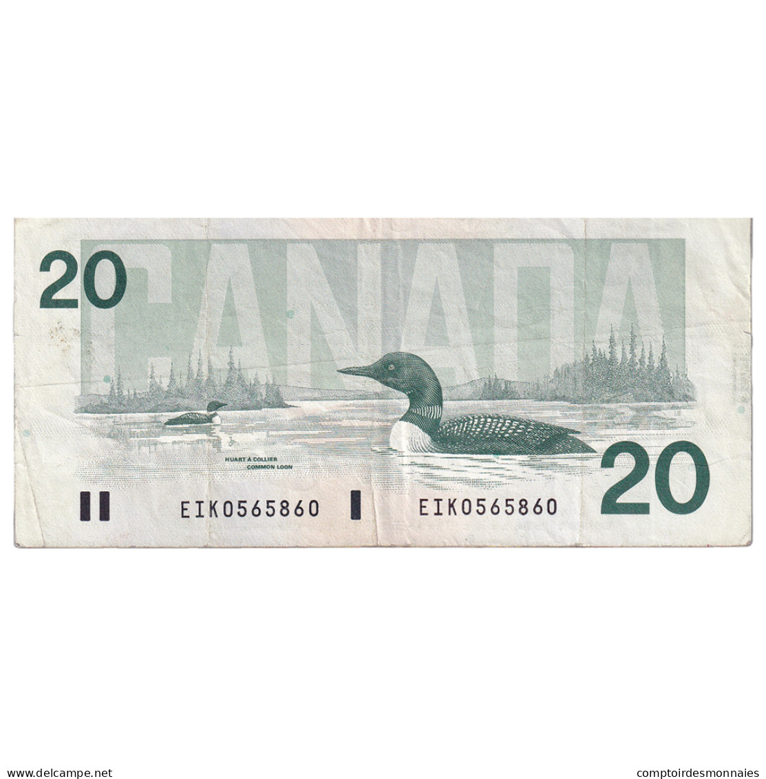 Billet, Canada, 20 Dollars, 1991, KM:97a, TTB - Canada