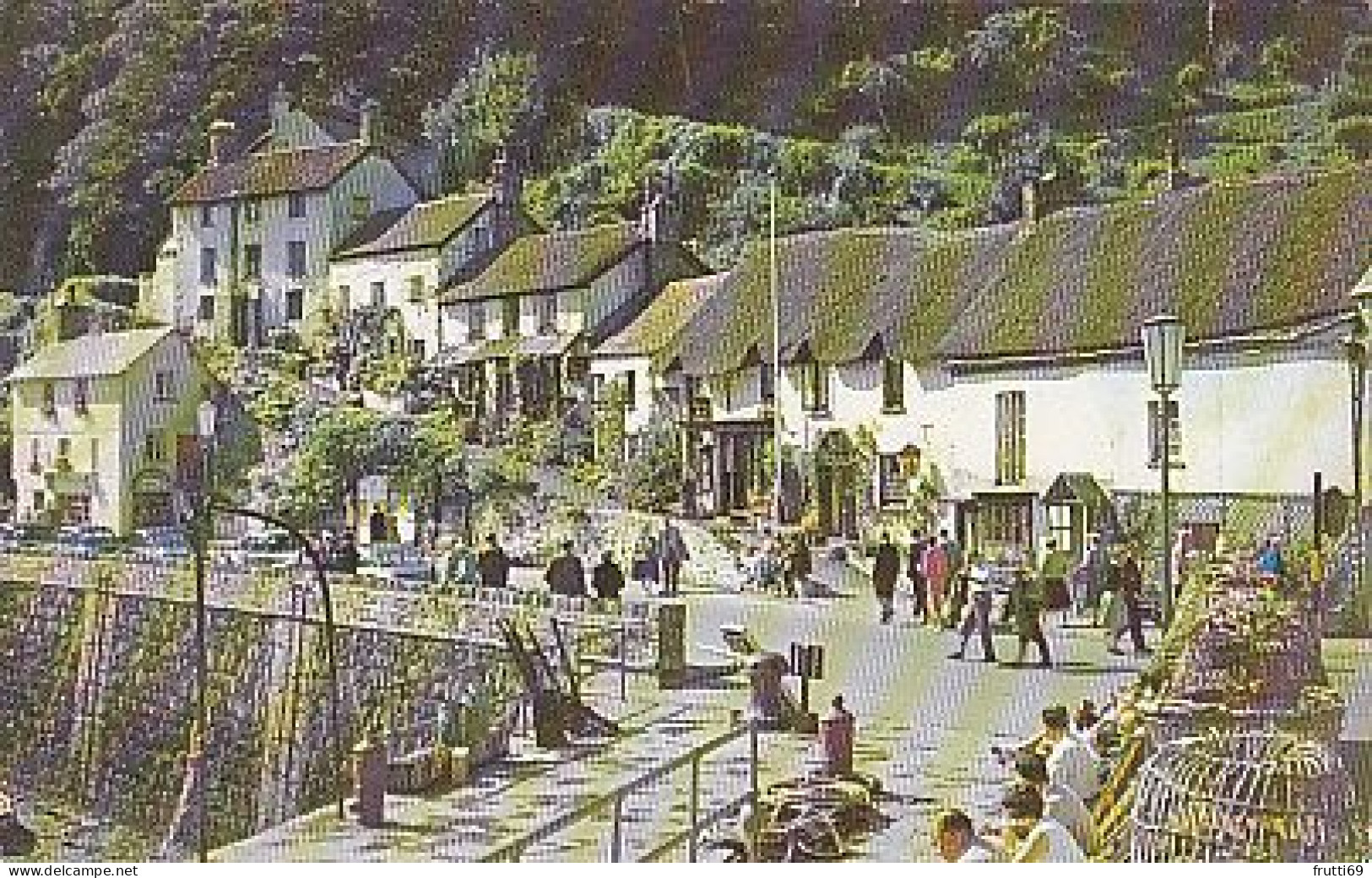 AK 182357 ENGLAND - Lynmouth - Looking Up Mars Hill - Lynmouth & Lynton