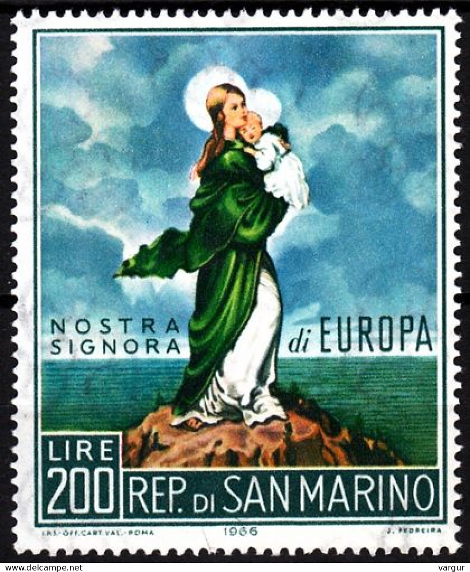 SAN MARINO 1966 EUROPA: Our Lady Europe. Single, MNH - 1966