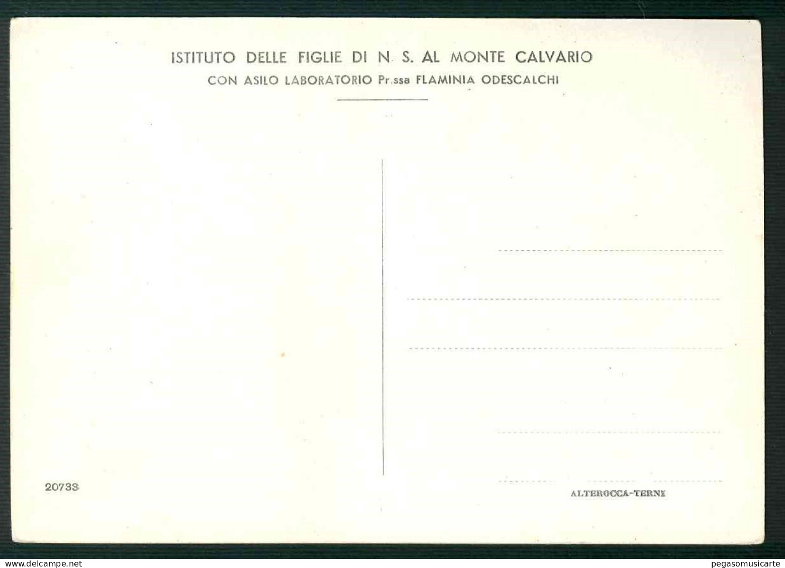 BA576 - ISTITUTO DELLE FIGLIE DI N S AL MONTE CALVARIO ASILO D'INFANZIA EDIFICIO SCOLASTICO UNA DELLE AULE ANIMATA ROMA - Education, Schools And Universities