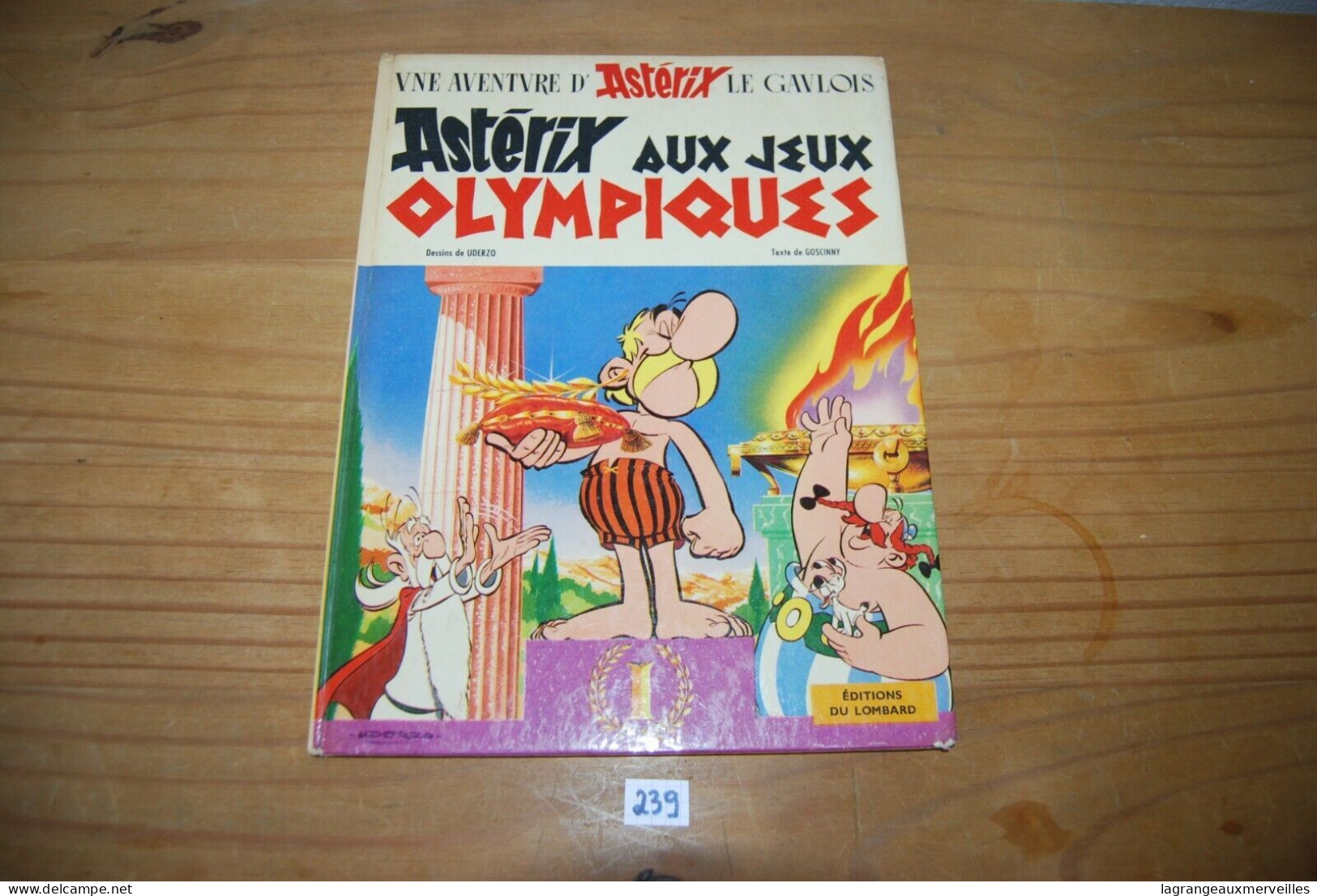 C239 BD - Astérix Aux Jeux Olympiques - Uderzo - 1968 - Astérix