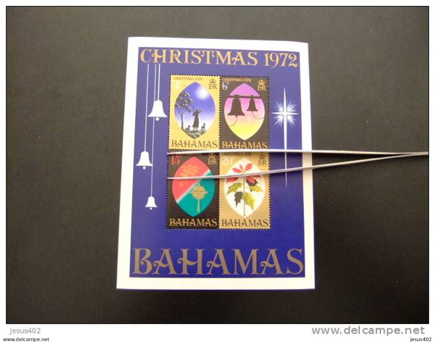 BAHAMAS 1972 CHRISTMAS YV 6 ** SG MS 391 **  NAVIDAD 1972 - 1963-1973 Autonomía Interna