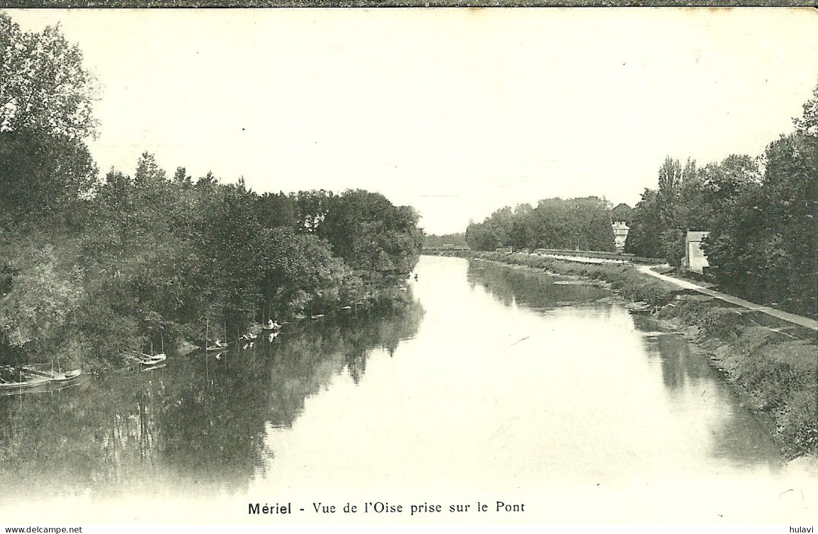 95  MERIEL - VUE DE L' OISE PRISE SUR LE PONT (ref A6591) - Meriel
