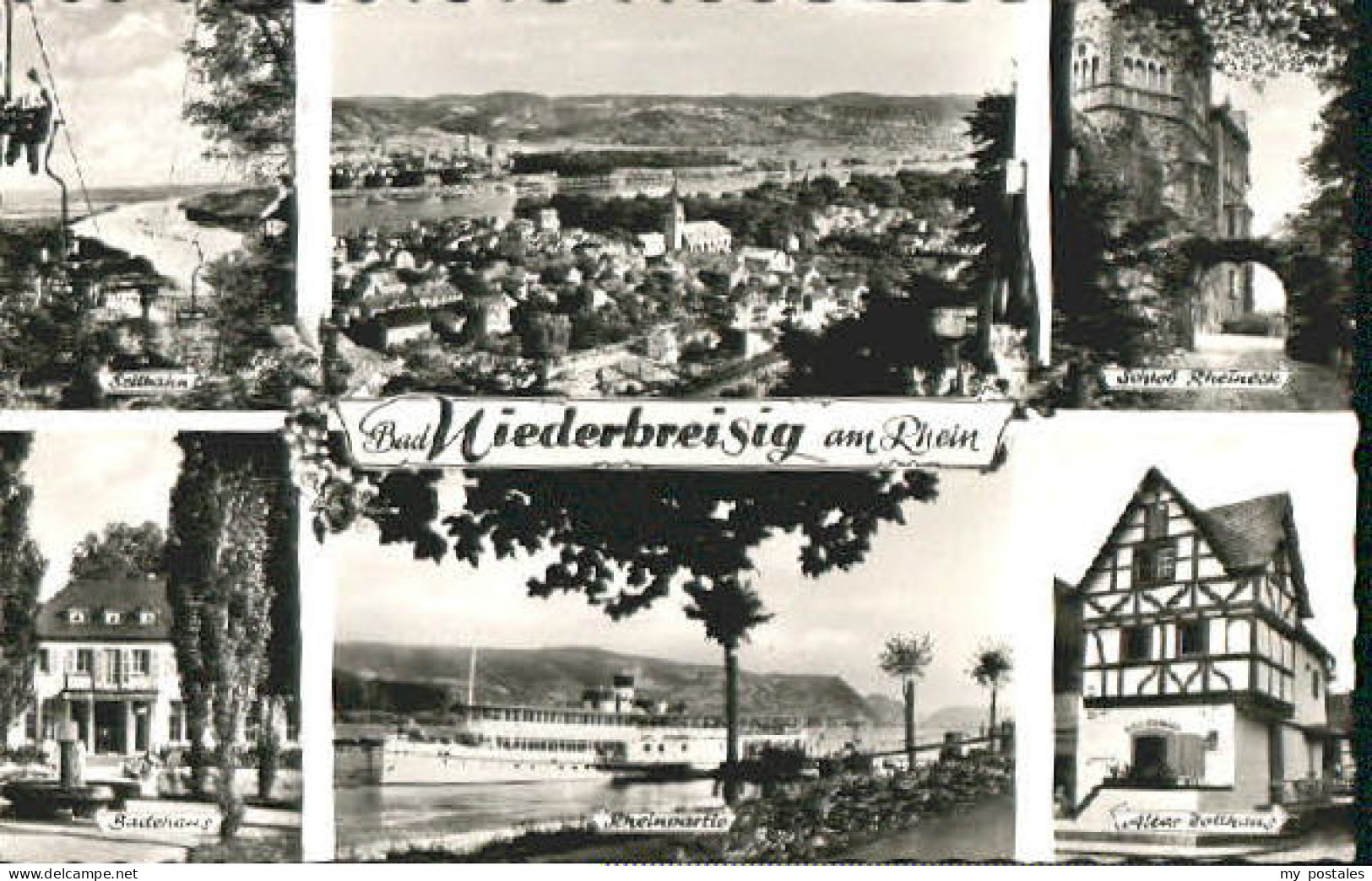 70097363 Bad Niederbreisig Bad Niederbreisig Seilbachn Schloss Rheineck Badehaus - Bad Breisig