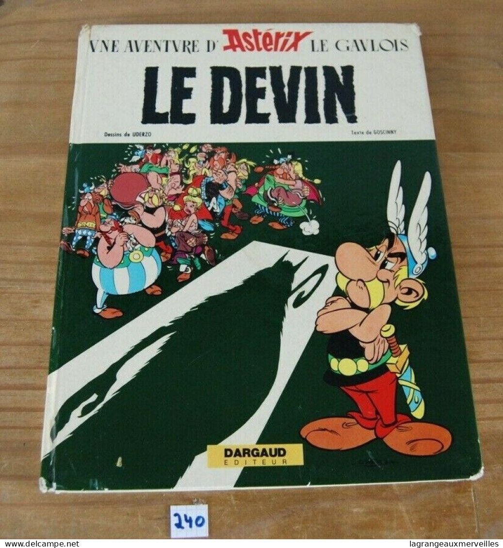 C240 BD - Astérix Le Gaulois - Le Devin - Dargaud - 1972 - Astérix