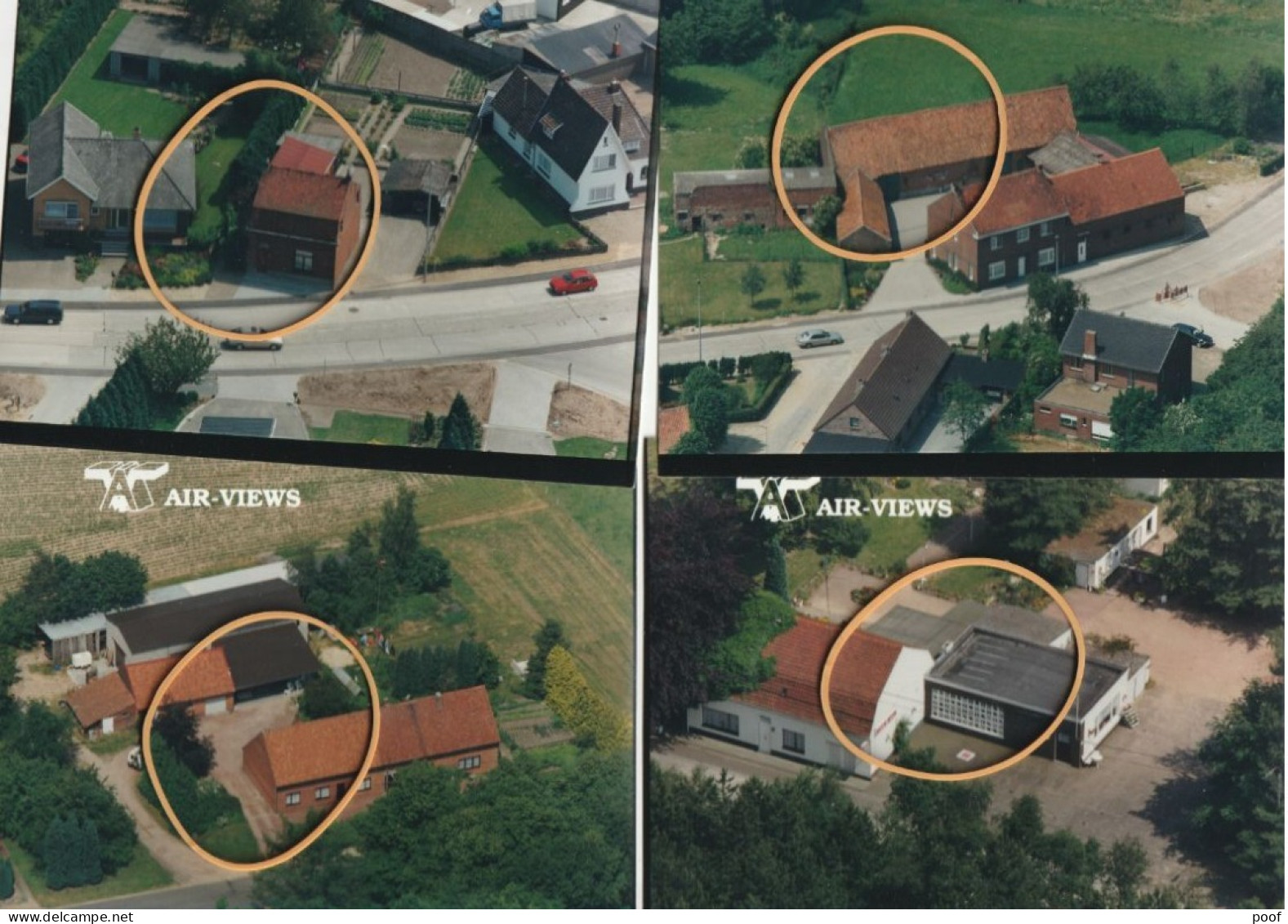 Reppel / Bocholt : Reppellerweg,Monshofstr.,  --- 8 Luchtfoto's - Bocholt