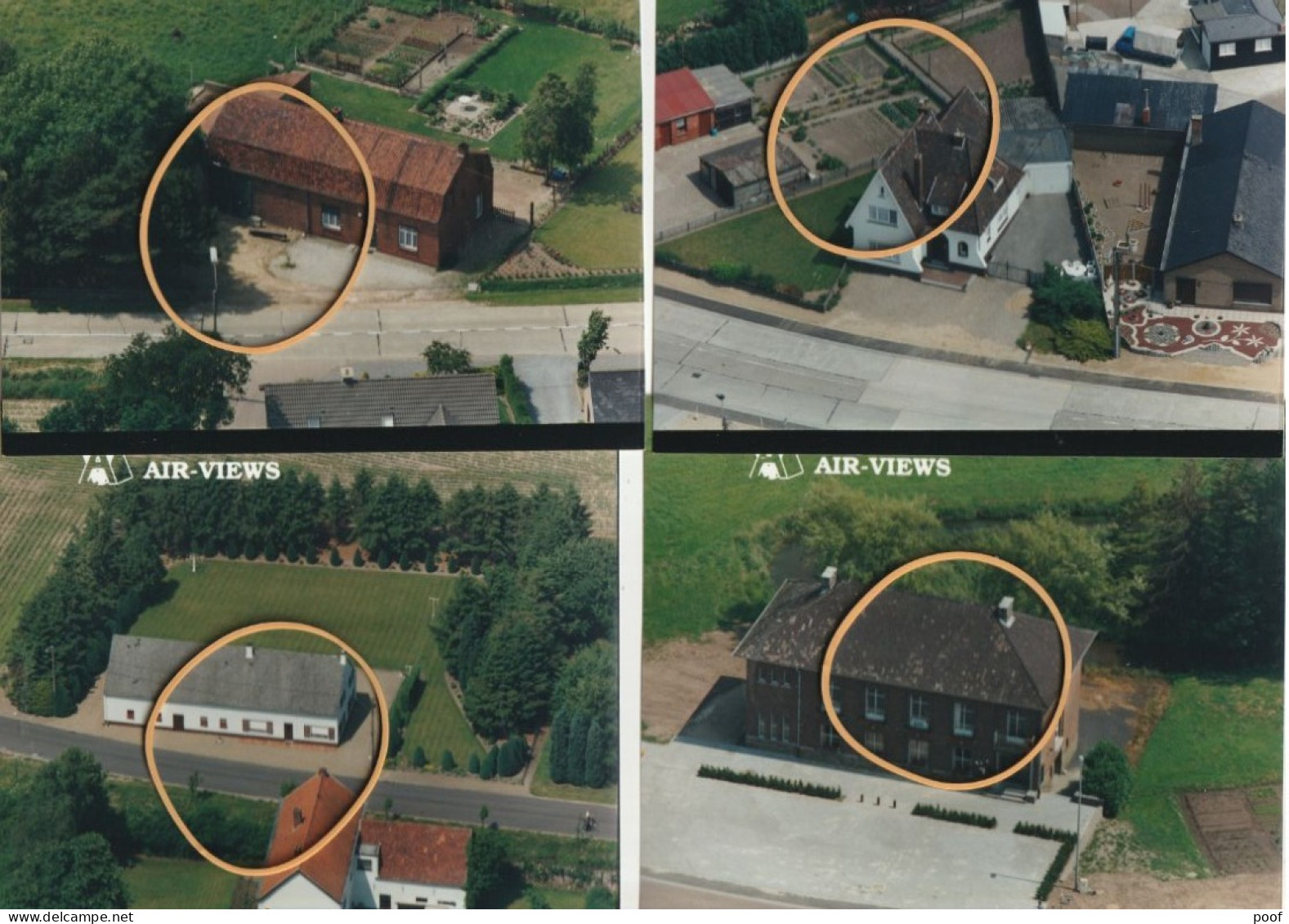 Reppel / Bocholt : Reppellerweg,Monshofstr.,  --- 8 Luchtfoto's - Bocholt