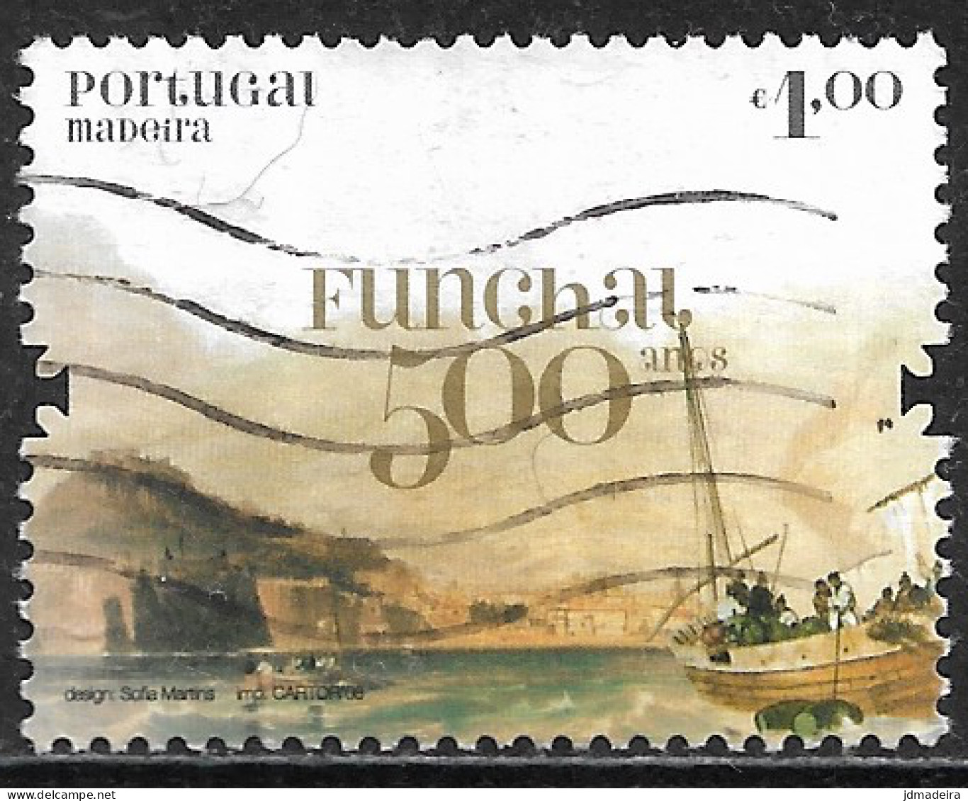 Portugal – 2008 Funchal 1,00 Used Stamp - Usado