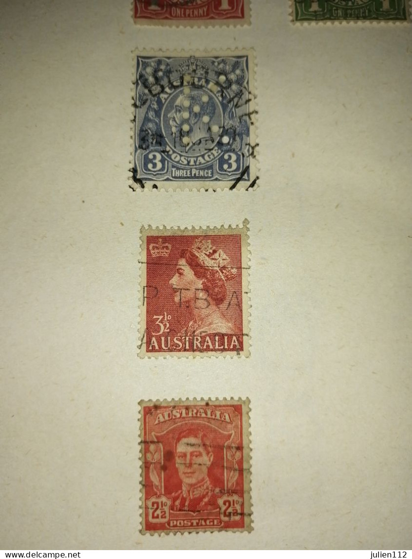 Timbres Australie - Oblitérés