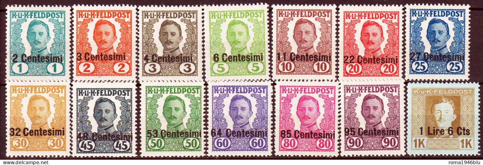 Occupazione Austriaca 1918 Sass.20/33 **/MNH VF/F - Austrian Occupation