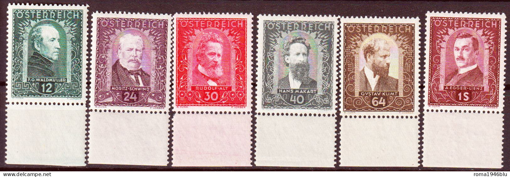 Austria 1932 Unif.420/25 **/MNH VF/F - Unused Stamps