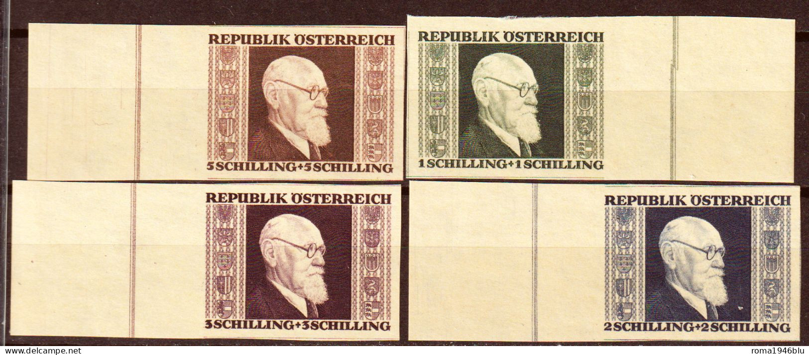 Austria 1946 Unif.634A/37A **/MNH VF - Neufs