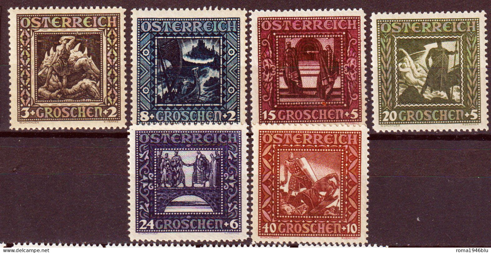 Austria 1926 Unif.368/73 **/MNH VF/F - Neufs