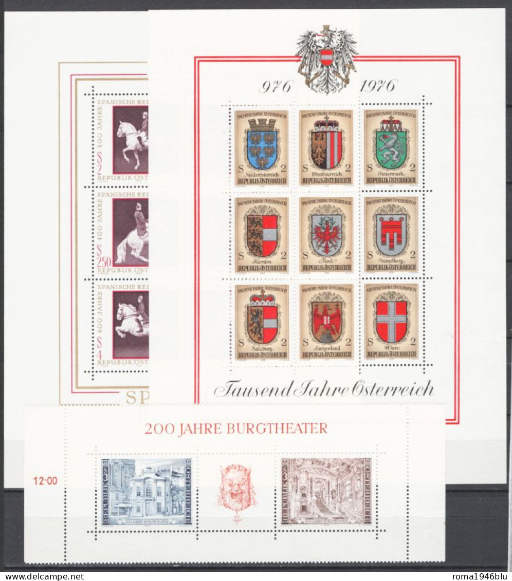 Austria 1960/1999 Periodo completo / Complete period **/MNH VF