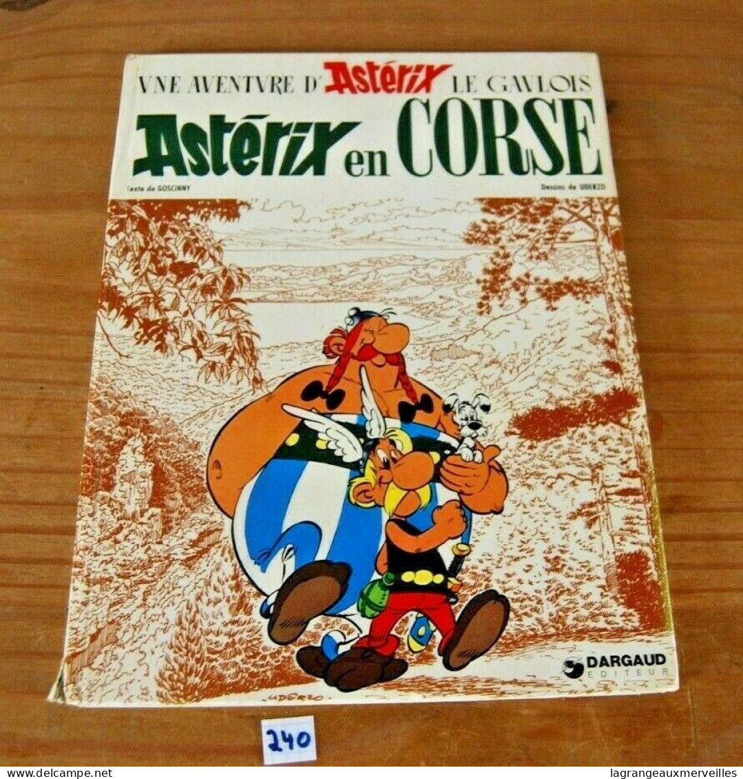 C240 BD - Astérix - En Corse - 1973 - Dargaud - Tome 20 - Asterix