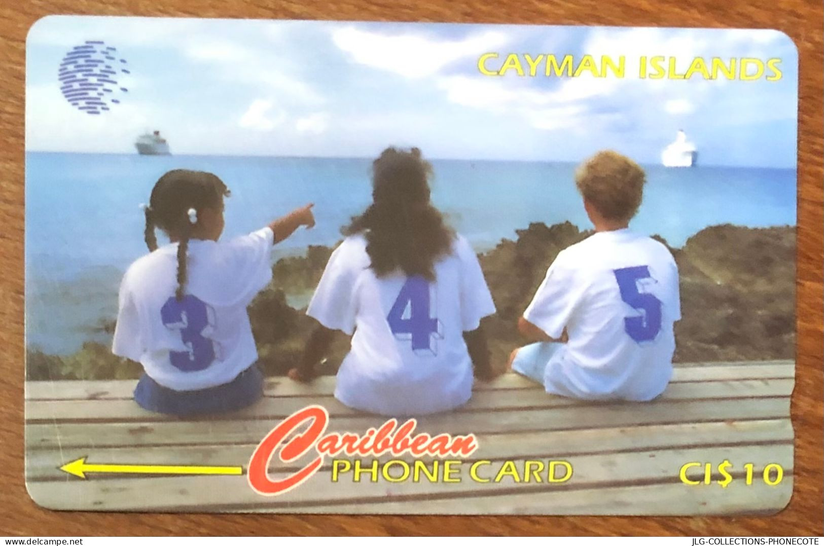 CAYMAN ISLANDS CODE 345 CI$ 10 CARIBBEAN CABLE & WIRELESS SCHEDA TELECARTE TELEFONKARTE PHONECARD CALLING CARD - Kaimaninseln (Cayman I.)