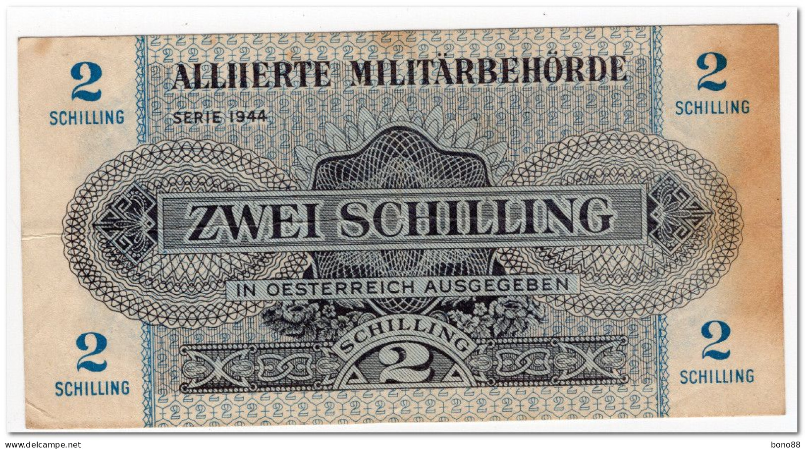 AUSTRIA,2 SHILLING,1944,P.104,VF - Oesterreich