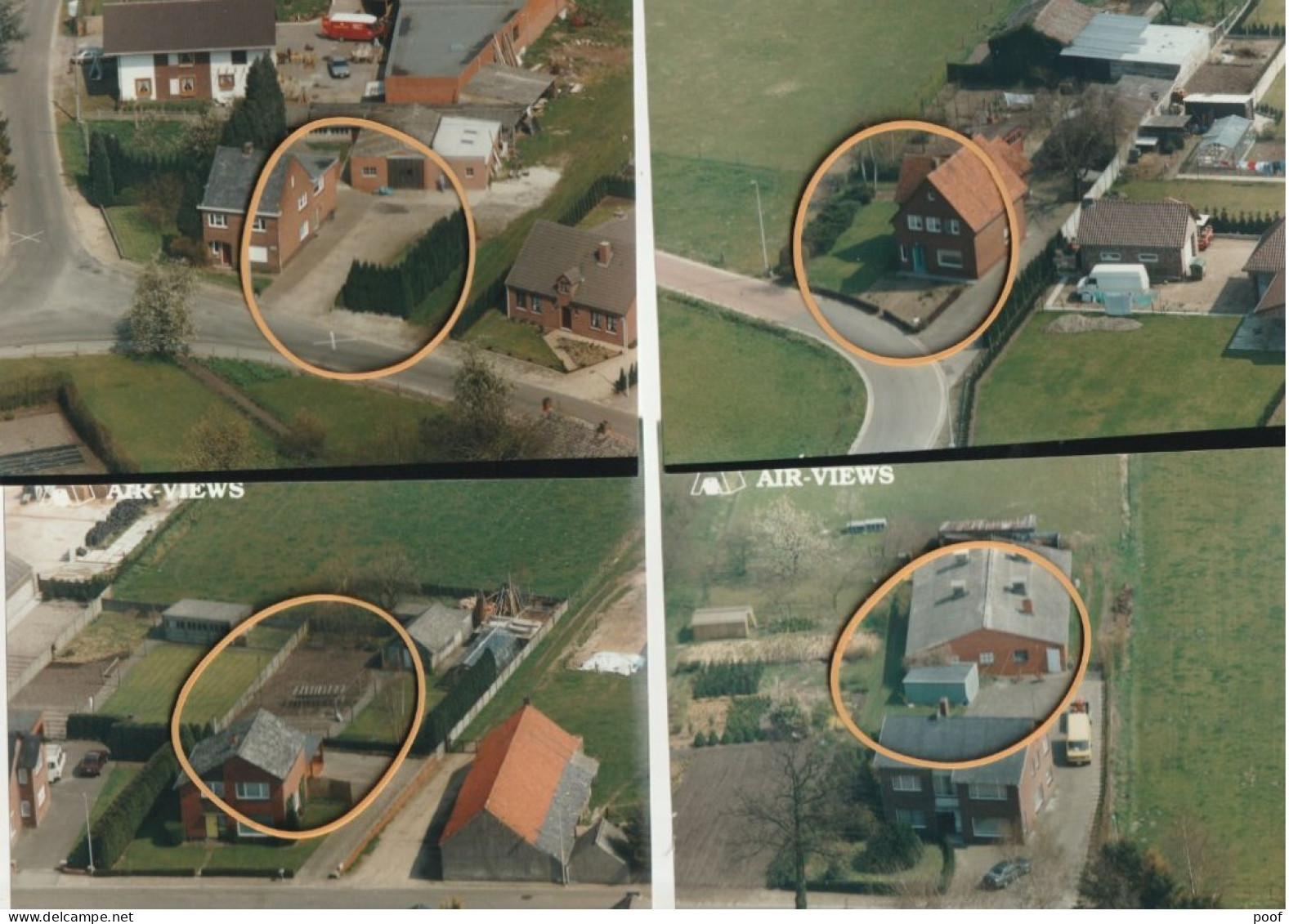 Pelt / Neerpelt / St-Huibrechts-Lille : Heikant , Windmolenstraat   ---  4 Luchtfoto's - Neerpelt