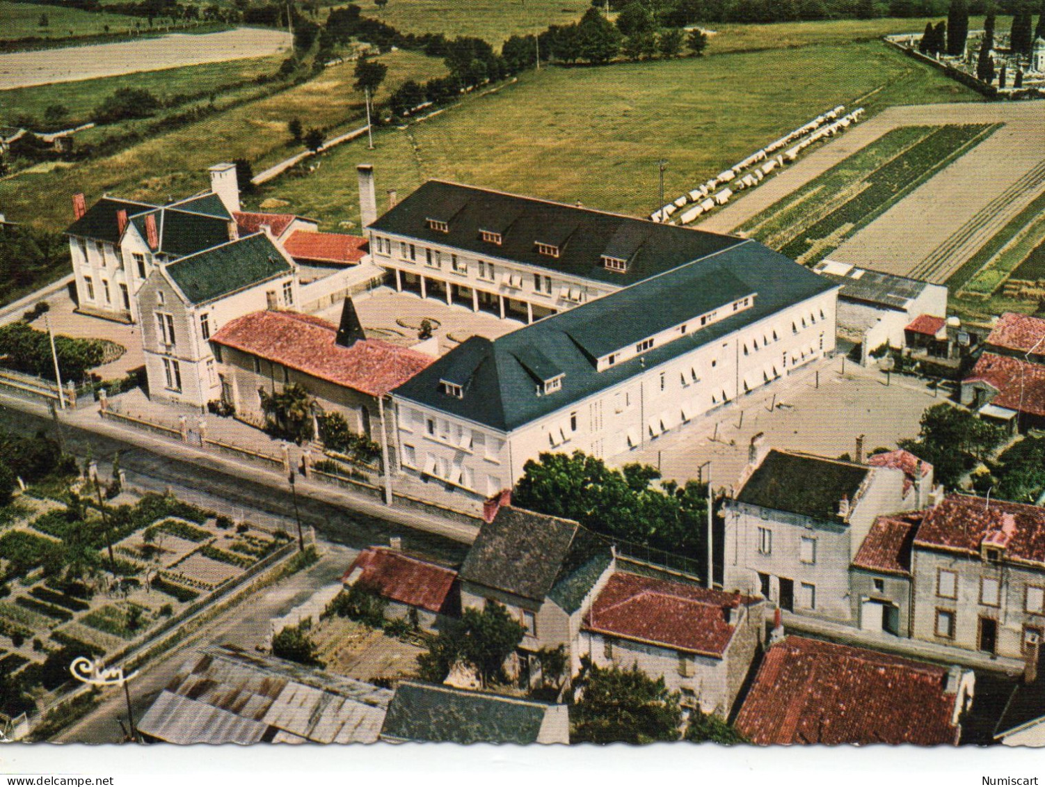 Argenton-le-Chateau Vue Aérienne Hôpital Santé - Argenton Chateau