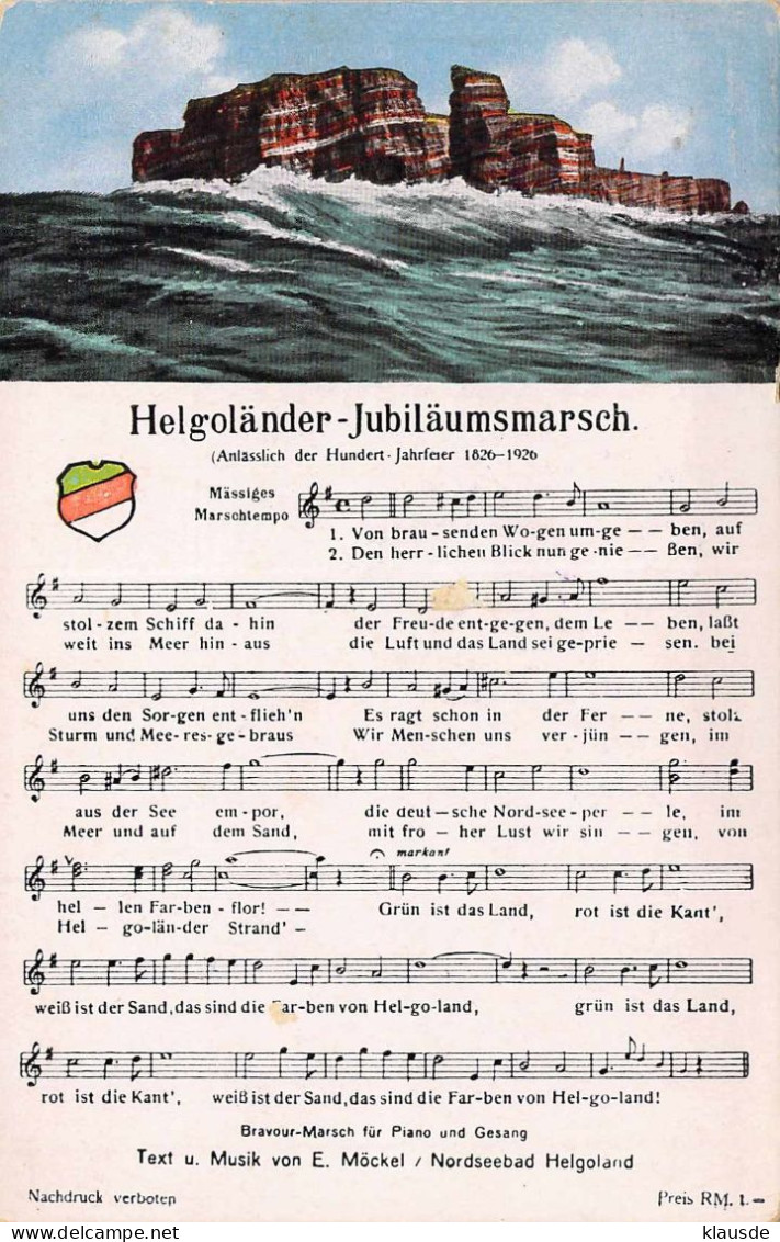 Helgoländer-Jubiläumsmarsch Auf Hoher See An Bord MS Königin Luise - Helgoland