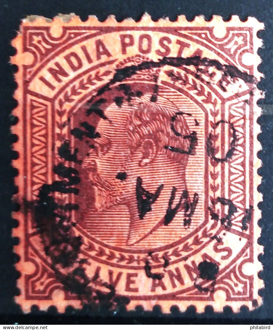 INDE BRITANNIQUE                     N° 66                   OBLITERE - 1902-11 Koning Edward VII