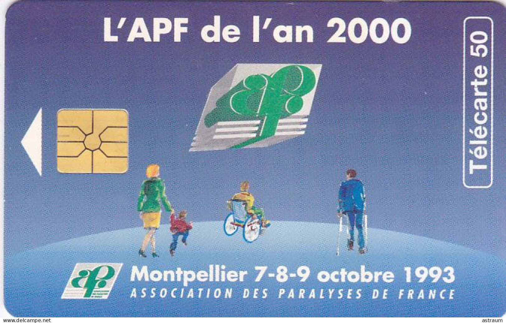 Telecarte Privée / Publique En749 NEUVE - Paralyses De France - 50 U - Gem - 1993 - 50 Unità  