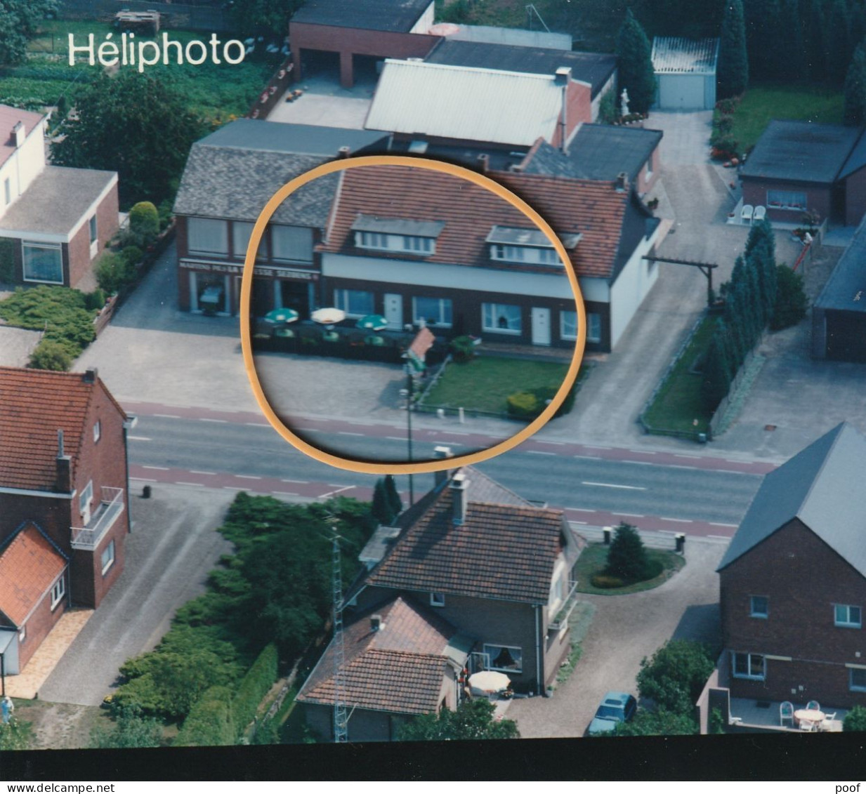 Bocholt : Weerterweg / Café " 't Stammineke "  ---- Luchtfoto - Bocholt