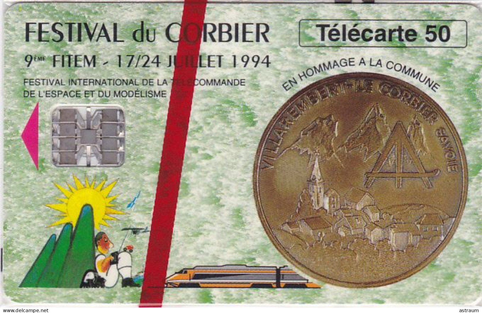 Telecarte Privée / Publique En1006 NSB  - Fitem 94 - 50 U - Sc7 - 1994 - 50 Unidades