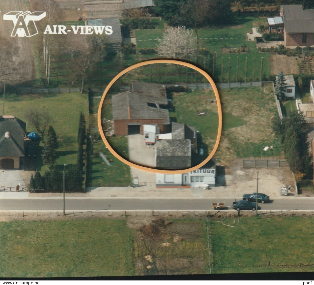 Neerpelt / Pelt : Bienderstraat / Frituur " Carina " ---- Luchtfoto - Neerpelt