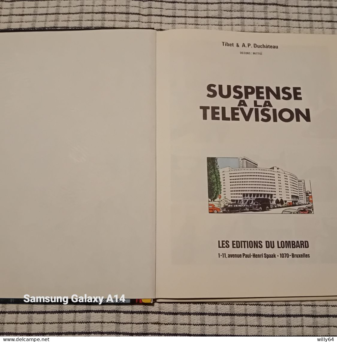 Ric HOCHET   " Suspense à La Télévision "   1978  Du LOMBARD  TBE - Tuniques Bleues, Les