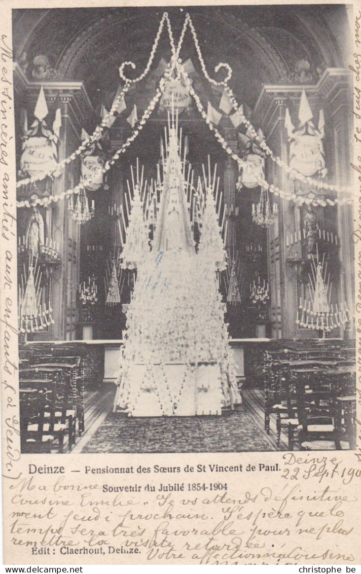 Deinze, Institut St Vincent De Paul, Souvenir Du Jubilé 1954-1904 (pk85975) - Deinze
