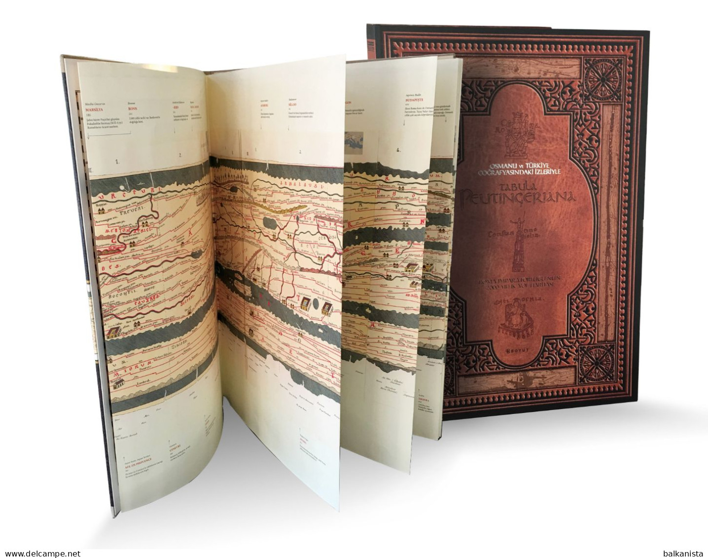 Tabula Peutingeriana Map Facsimile English Edition Roman Empire - Europe