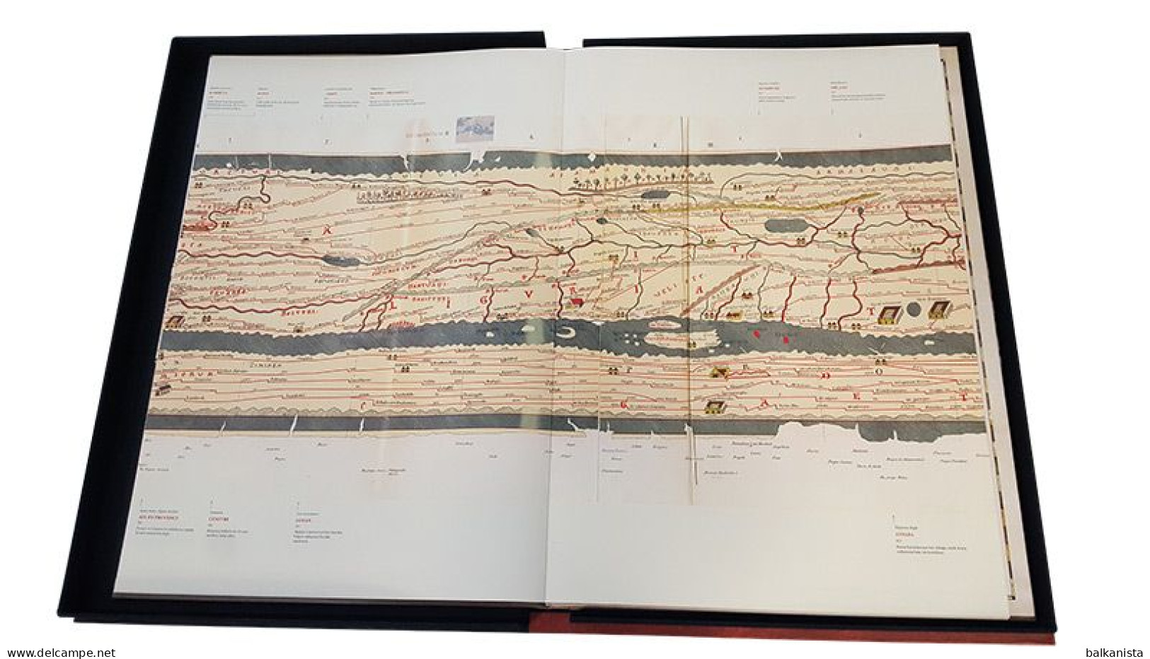 Tabula Peutingeriana Map Facsimile English Edition Roman Empire - Europa