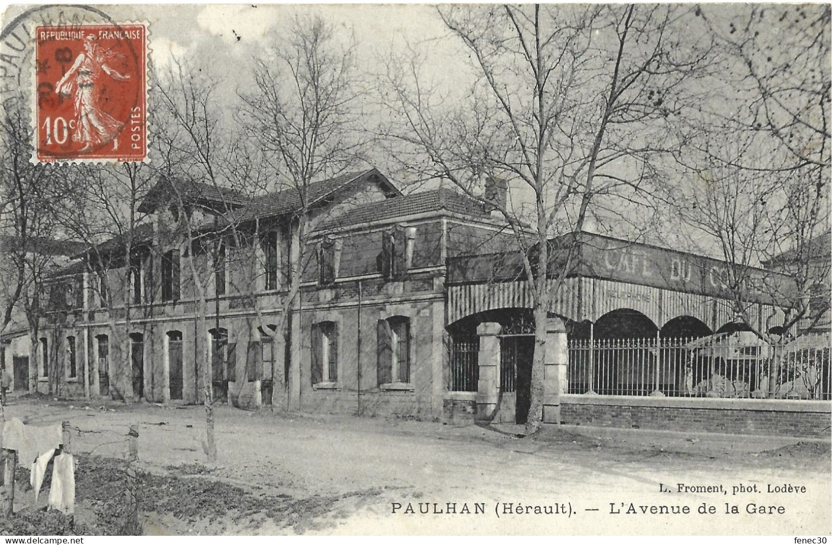 34 Paulhan Hérault L'Avenue De La Gare - Paulhan