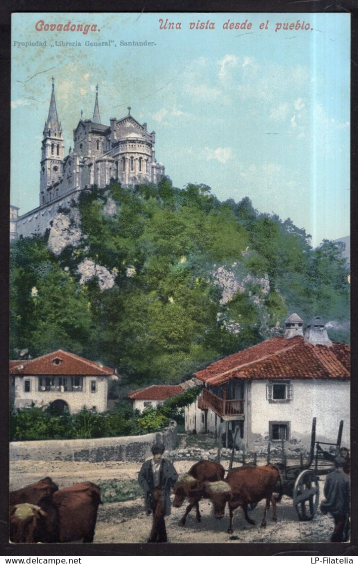 España - Covadonga - Vista Desde El Pueblo - Asturias (Oviedo)