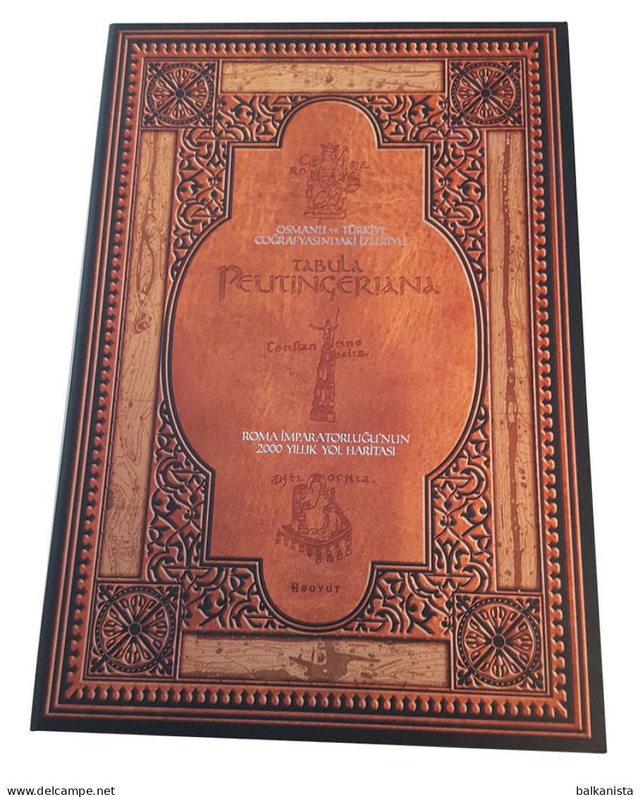 Tabula Peutingeriana Map Facsimile Turkish Edition Roman Empire - Cultura